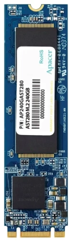 Накопитель M.2 SSD 240Gb Apacer AST280 (2280/R520/W495/3D TLC/140TBW/AP240GAST280-1) Накопитель M.2 SSD 240Gb Apacer AST280 (2280/R520/W495/3D TLC/140TBW/AP240GAST280-1)