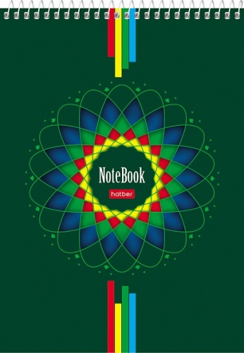 Блокнот HATBER, "Four Colour", 60Б5В1сп