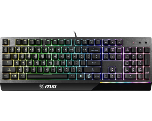 Клавиатура MSI Vigor GK30 RU <игровая/мембранная/104 кл/подсветка RGB/USB/черный>