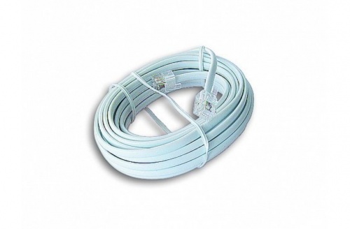 Шнур телефонный Cablexpert TC6P4C-3М 3м черный