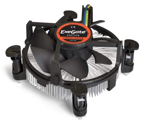 Вентилятор Soc 115x/775 ExeGate EЕ97378-PWM (Al+Cu/92mm/1200-2600rpm/11-24dB/4pin/95W) Вентилятор Soc 115x/775 ExeGate EЕ97378-PWM (Al+Cu/92mm/1200-2600rpm/11-24dB/4pin/95W)