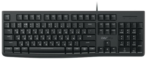 Клавиатура+мышь Dareu MK185 Black ver2 <провод USB клав (LK185/104кл/1,8м)+мышь (LM103/1,8м) черный>