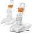 Р/Телефон Dect Motorola S1202 <база, две трубки (DUO)/50 номеров/белый> (107S1202WHITE)