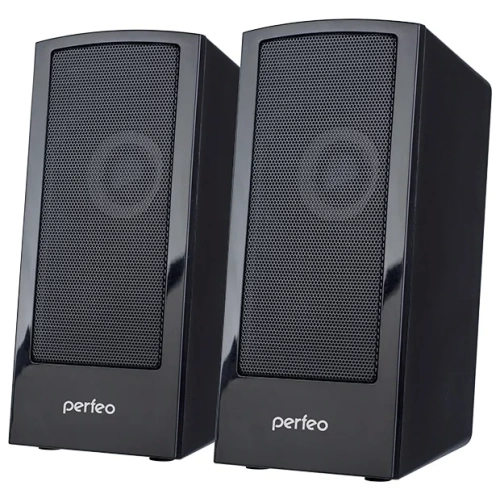 Колонки 2.0 Perfeo CALIBR <2х3Вт (RMS)/180–20000Гц/вход 3.5мм/USB/корпус пластик/черный> (PF_A4426)