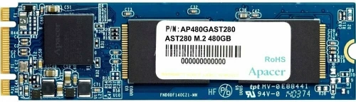 Накопитель M.2 SSD 240Gb Apacer AST280 (2280/R520/W495/3D TLC/140TBW/AP240GAST280-1) Накопитель M.2 SSD 240Gb Apacer AST280 (2280/R520/W495/3D TLC/140TBW/AP240GAST280-1)