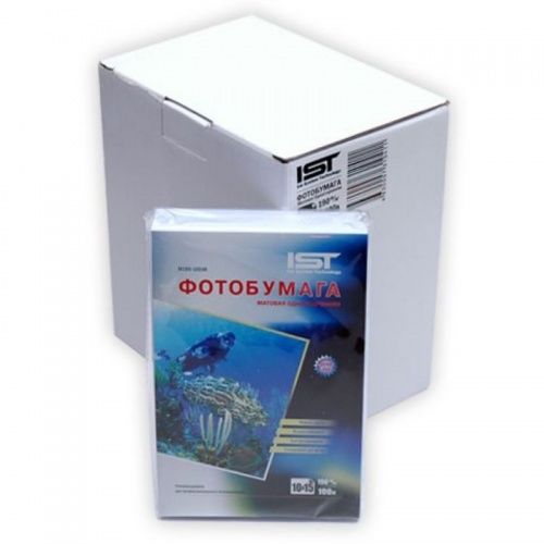 Фотобумага глянцевая односторонняя A6 (230гр/м), 500л, 5 пакетов/картон, (G230-5004R) IST
