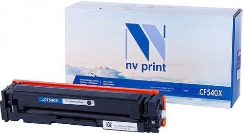 Тонер-картридж HP CF540X (Black) для M254/M280/M281, ресурс 3200 стр (5%),(Совм), NV-Print