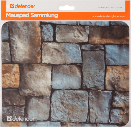 Коврик для мышки Defender STICKER 50405 <полипропилен/220x180x4мм/каменная кладка>