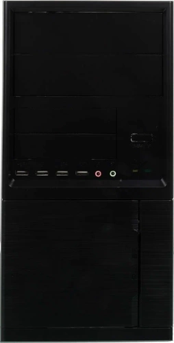 Корпус LinkWorld 727-21 (2) IRU черный без БП mATX 2xUSB3.0 audio (плохая упаковка)