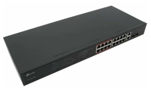 Коммутатор 16-port 100Mbit TP-Link TL-SL1218MP (16xPoE+ 192W/2x1Gbit Combo SFP/неуправляемый)