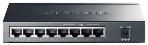Коммутатор 8-port 1Gbit TP-Link TL-SG1008P (4xPoE 55W/неуправляемый)