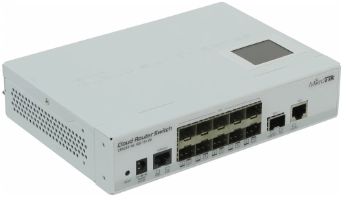 Коммутатор MikroTik Cloud Router CRS212-1G-10S-1S+IN (10xSFP/1xSFP+/1xRJ45 1Gbit/RoS5)