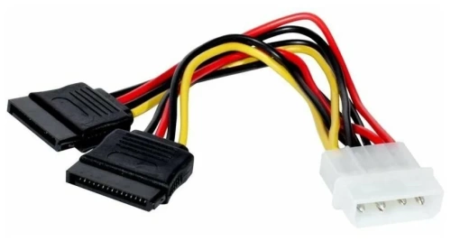Кабель SATA разветвитель питания Molex на 2xSATA, 15см,Cablexpert (CC-SATA-PSY) Кабель SATA разветвитель питания Molex на 2xSATA, 15см,Cablexpert (CC-SATA-PSY)