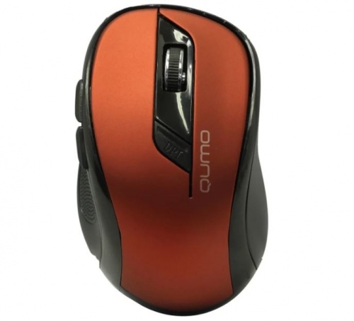 Мышь Qumo Office Line Red M62, 6 кноп., беспр. 2.4G, 800/1200/1600 dpi