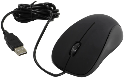 Мышь Hama MC-300 <оптическая/1200dpi/3кнопки/1.8м/черный/USB>