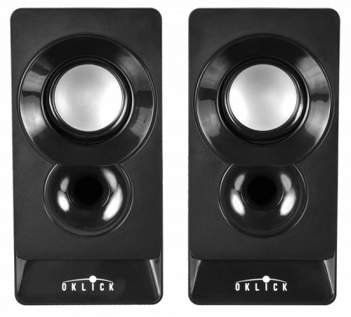 Колонки 2.0 Oklick OK-165 <черный/2x3Вт/150-18000Гц/USB> Колонки 2.0 Oklick OK-165 <черный/2x3Вт/150-18000Гц/USB>