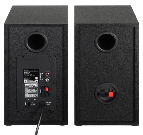 Колонки 2.0 Oklick OK-166 BT <40Вт (2x20Вт)/сигнал/шум/70 дБ/Bluetooth/MDF/пластик/3кг/черный>