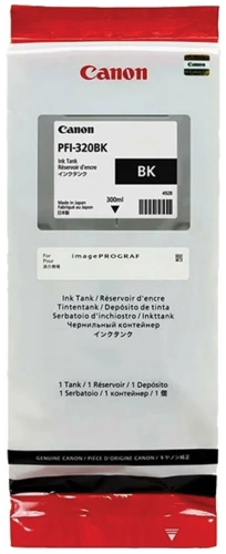 Картридж Canon PFI-320BK для TM-200/TM-205/TM-300/TM-305, черный, 300мл. <Оригинал>