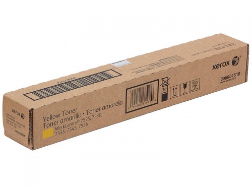 Тонер-картридж Xerox к WorkCentre 7525/7556 (006R01518) (Yellow), ресурс 15000 стр. (5%)