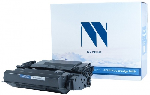Тонер-картридж HP CF287X/041H черный HP LaserJet Ent M506/M527 ресурс 20000стр. (Совм) NV-Print