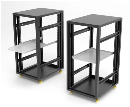 Монтаж Powercom RAL-6010 & shelf