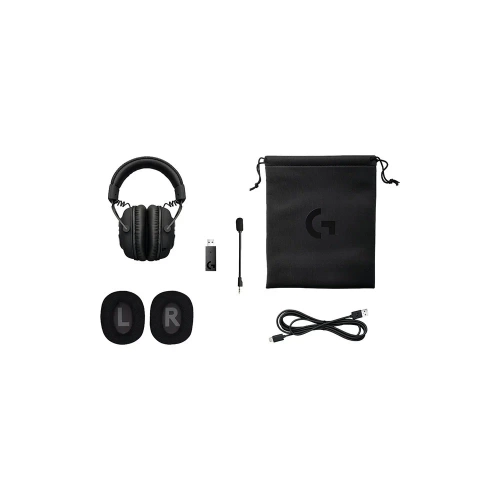Гарнитура Logitech Pro X Lightspeed <981-000907/мониторные/черный>