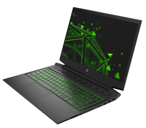 Ноутбук HP Pavilion Gaming 16-a0038ur (Intel Core i7 10750H 2600MHz/16.1"/1920x1080/16GB/512GB SSD/NVIDIA GeForce RTX 2060 Max-Q 6GB/DOS) 2X0P6EA, темно-серый/ярко-зеленый хромированный логотип
