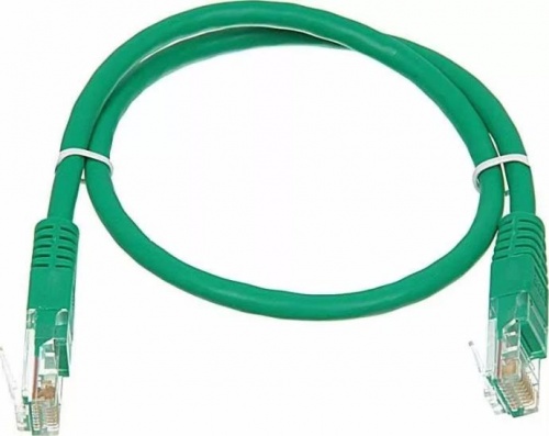 Патч-корд UTP кат. 5e,  1.0м Exegate зеленый (EX258672RUS)