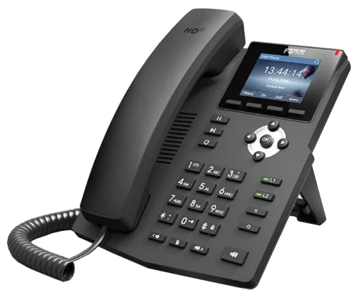Телефон VoIP Fanvil X3SP black <SIP/2линии/AOН/PLC/500 записей>