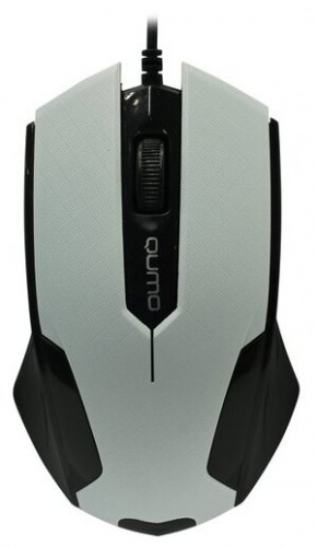 Мышь Qumo Office M14 <проводная/оптическая/1000 dpi/3кн/1,5 м/USB/белая>