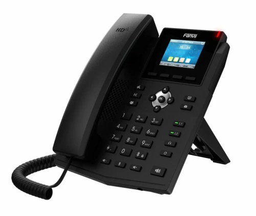 Телефон VoIP Fanvil X3S black <SIP/2линии/LCD(цветной, 4 строки)/WAN/LAN>