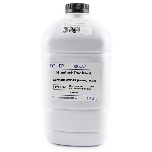 Тонер HP LJ M401/P3015 (кан, 1кг) Boost Type 5.0; THM401B50K1