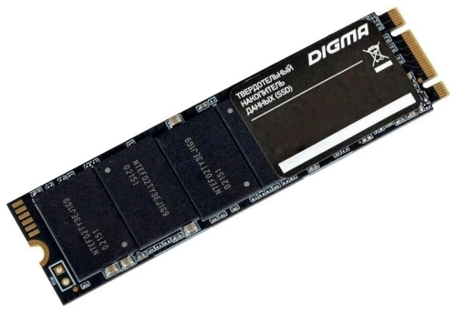 Накопитель M.2 SSD 512Gb Digma Run S9 (2280/R520/W475/60kIOPS/3D NAND/240TBW/DGSR1512GS93T)