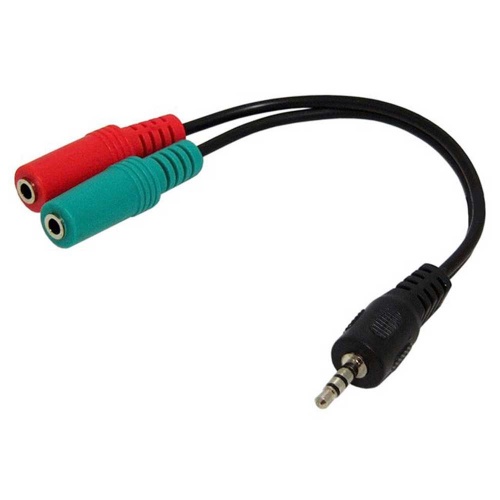 Кабель AUX 3.5мм jack - 3.5мм jack переходник 0,2 м,4pin,микроф+наушн,черный Gembird (CCA-417)