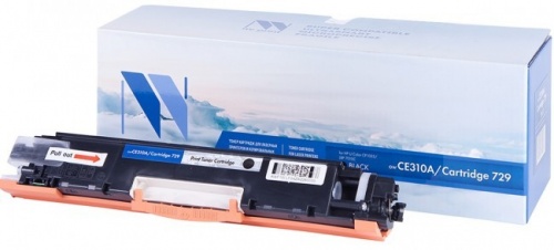Тонер-картридж HP CE310A/Canon729 Black к CLJ CP1012 Pro/CP1025 Pro, рес. 1200 стр. (Совм) NV-Print