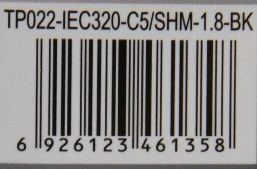Кабель питания 3Cott 3C-PC-C7-EU2P 1.8м, с 2х полюсовой вилкой для ноутбуков, аудио/видео техники,4A