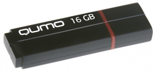 Флеш диск USB3.0 16Gb Qumo SPEEDSTER <черный/пластик/колпачок> (QM16GUD3-SP-black)