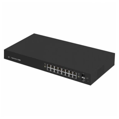 Коммутатор Ubiquiti EdgeSwitch 16-150W <ES-16-150W> (16x1Gbit PoE 122W/2xSFP)