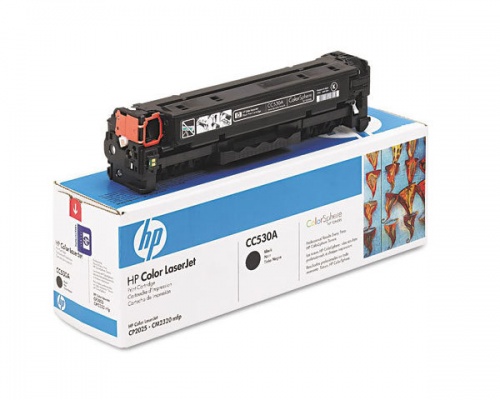 Тонер-картридж HP CC530A к CLJ CM2320/CP2025 (Black), ресурс 3500 стр. <оригинал>
