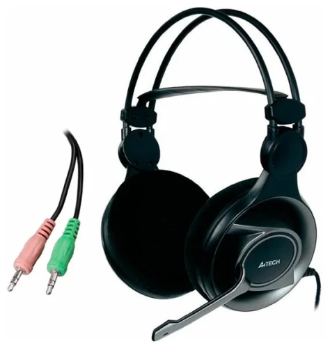 Наушники A4 HS-100 <мониторные/2м/черный/черый/ 20Гц-20КГц>