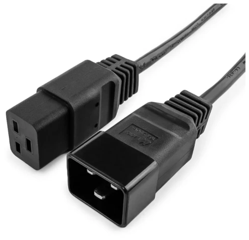 Кабель питания для UPC Gembird/Cablexpert, 1.5м, С19 - C20, 16А, черный, с заземлением (PC-189-C19)