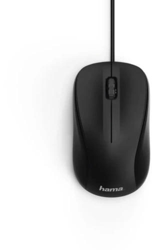 Мышь Hama MC-300 <оптическая/1200dpi/3кнопки/1.8м/черный/USB>