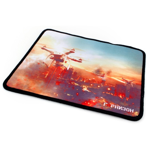 Коврик для мыши Гарнизон GMP-135 <ткань/резина/оверлок/200x250x3мм/игровой/роботы>