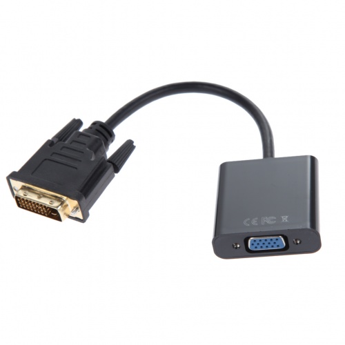 Кабель DVI-D(M) - VGA(F) переходник для видеокарт с цифр. вых. (GTX1060/1070/RX470 и др.) Кабель DVI-D(M) - VGA(F) переходник для видеокарт с цифр. вых. (GTX1060/1070/RX470 и др.)