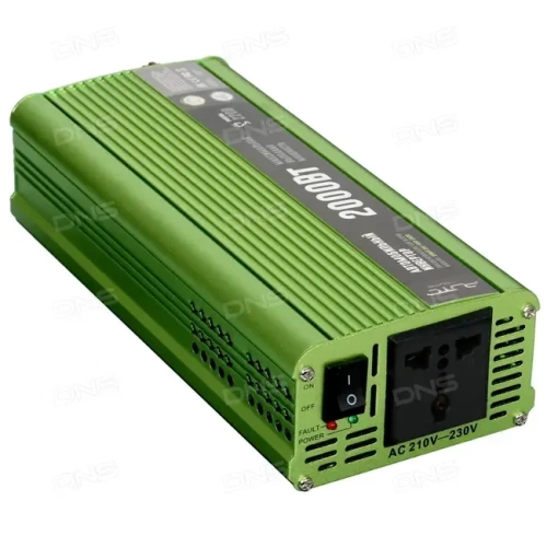 Автомобильный инвертор/преобразователь QUMO QAI-904-2000 (12V/800-2000W/USB)