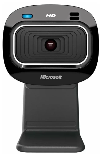 Веб камера Microsoft L2 LifeCam HD-3000 For Bisiness (1280x720/4xZoom/чёрный/крепл. к монитору/Mic/USB) (T4H-00004) сертификация Skype и Microsoft Lync