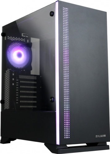 Корпус ATX Zalman S5 Black (2x3.5"6+6x2.5"/2xUSB2.0+1xUSB3.0/2x120mm+8xSlot 120mm)