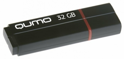 Флеш диск USB3.0 32Gb Qumo SPEEDSTER <черный/пластик/колпачок> (QM32GUD3-SP-black)