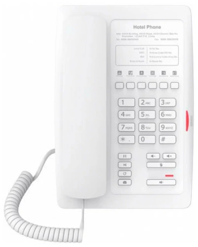 Телефон VoIP Fanvil H3W белый (SIP/2линии/3.5"LCD(320x480 White)/Wi-Fi/2xRJ45/RJ9/PoE) с БП 220V