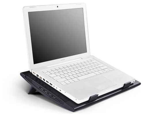 Подставка для ноутбука 17" Deepcool WIND PAL <черная/2x140mm/4xUSB>